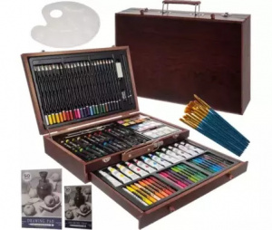 Set za slikanje 130 kos v kovčku