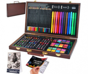 Set za slikanje 81 kos v kovčku