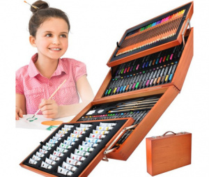 Slikarski komplet 173kos v kovčku