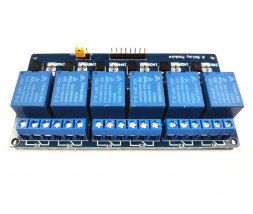 6 smerni rele za razvojne plošče - 5V, 10A, 250V