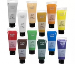 Akrilne barve 12kos po 100ml Maaleo
