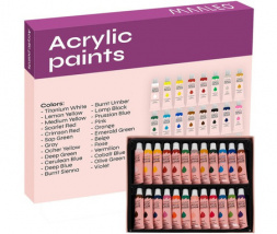 Akrilne barve 24kos po 12ml Maaleo