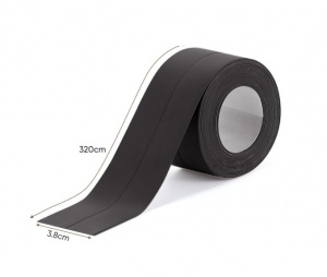 Tesnilni trak za kopalnico in kuhinjo - črne barve