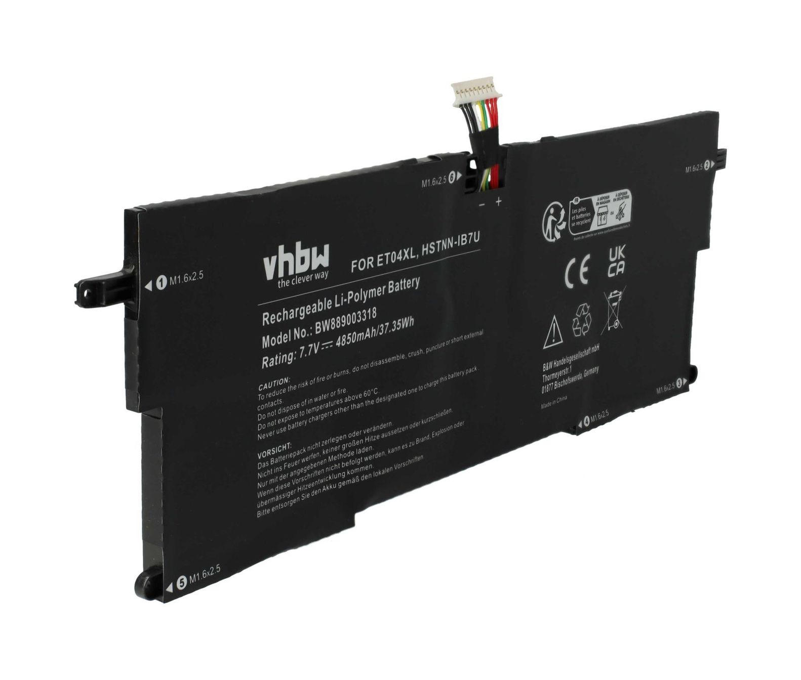 Baterija za HP X360 1020 G2 – 7,7V 4850mAh
