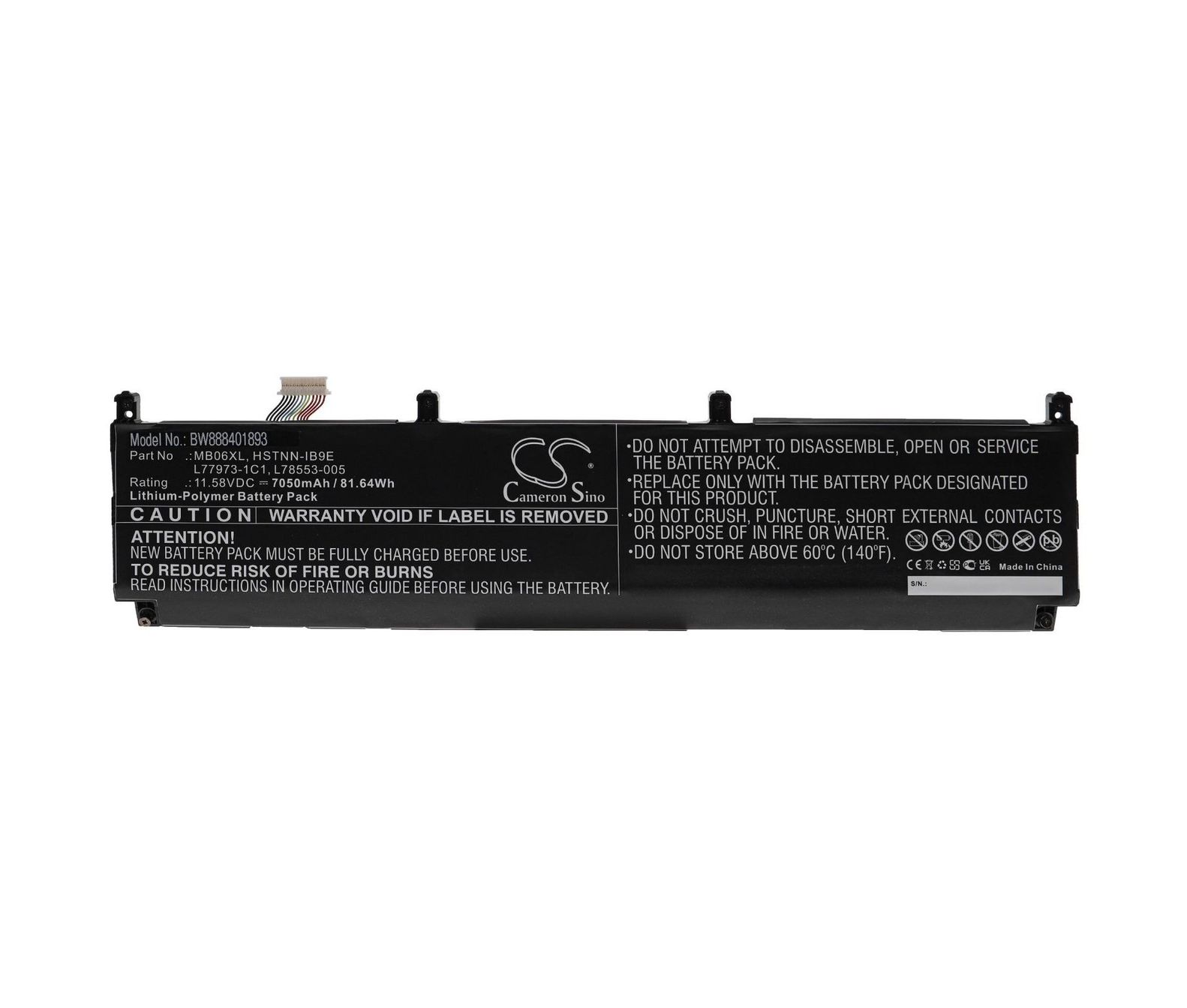 Baterija za HP ZBook Studio G7  - 11,58V 7050mAh