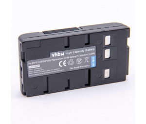 Baterija za JVC BN-V20, BN-V22, BN-V24U, Panasonic HHR-V20, PV-BP15,.. 6V, 2000mAh