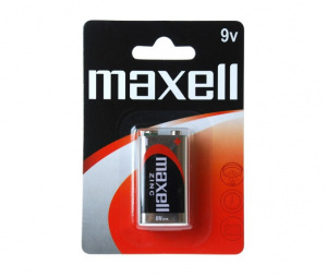 Maxell 9V 6F22 baterija