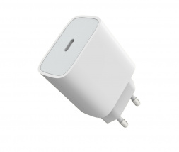 Platinet polnilec USB-C PD 20W bel