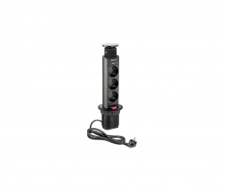 Potopna vtičnica GTV 3x220V Fi 60mm črna
