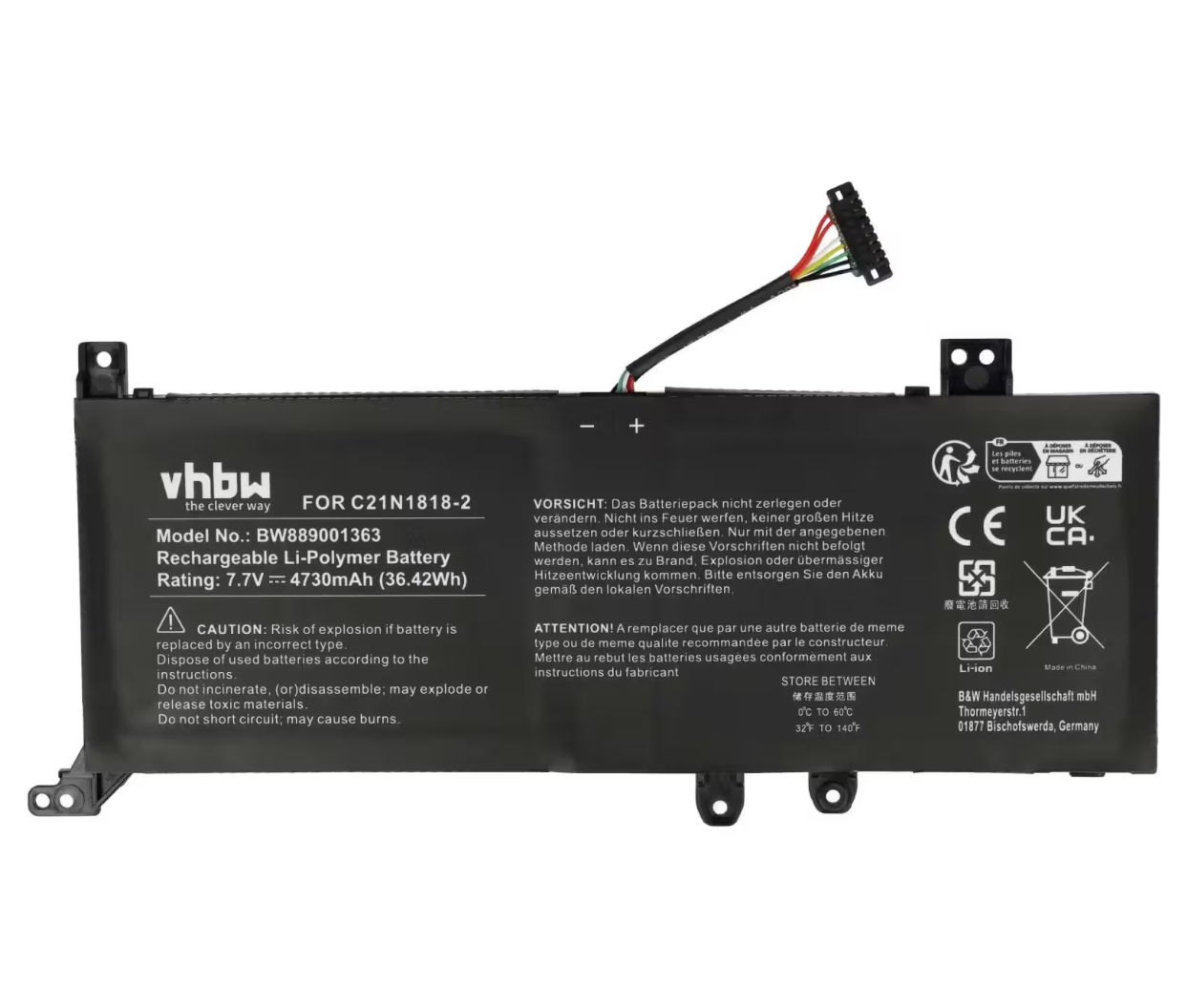 Baterija za Asus A412, A416, A516, D415, D515,.. 7,7V 4730mAh