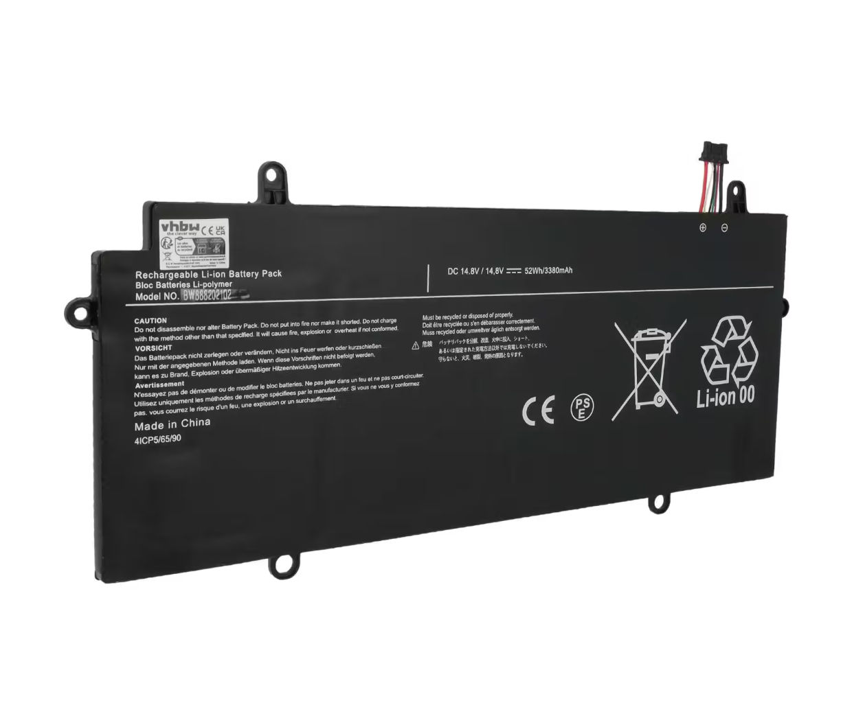 Baterija za Toshiba Portege Z30-A-12Q - 14,8V 3350mAh