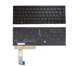 Tipkovnica za HP Zbook Studio G7, G8 - SLO, črna, bela osvetlitev