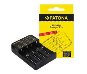 Patona Polnilec za Litijeve celice CR123A 14500 16340 18650 in druge