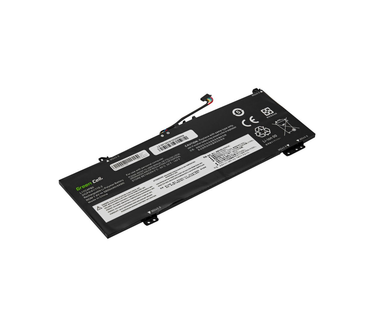 Baterija za Lenovo Yoga 530-14IKB - 7,6V, 5800mAh