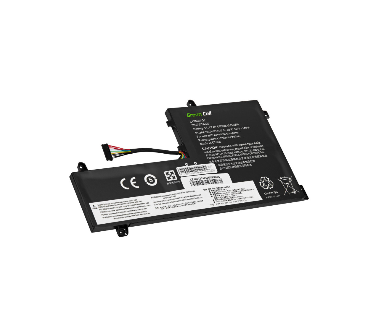 Green Cell baterija  za Lenovo Legion Y530-15ICH, Y540-15IRH – 11,4V 4800mAh Li-Polymer