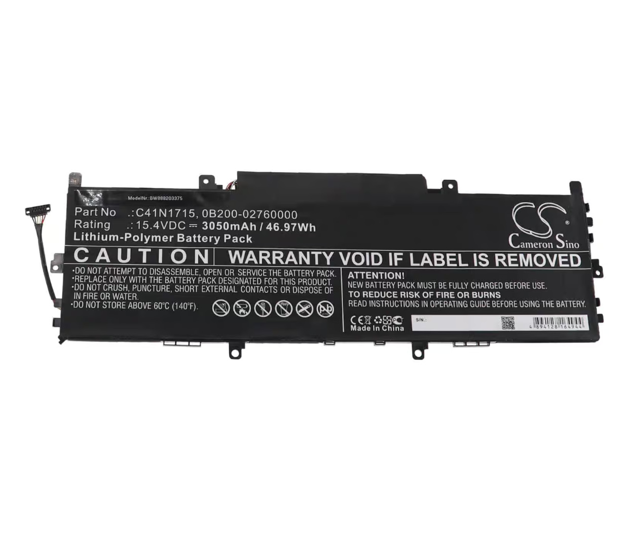 Baterija za Asus ZenBook 13 UX331F - 15,4V 3050 mAh Li-polymer
