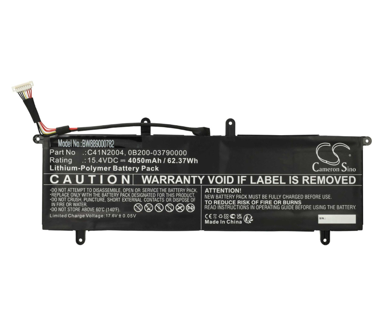 Baterija za Baterija za Asus UX480F - C41N2004, 15,4V 4050mAh