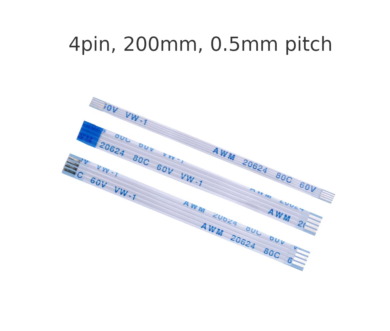 Kabel trak 200mm 4pin 2,5mm 0,5mm tip D