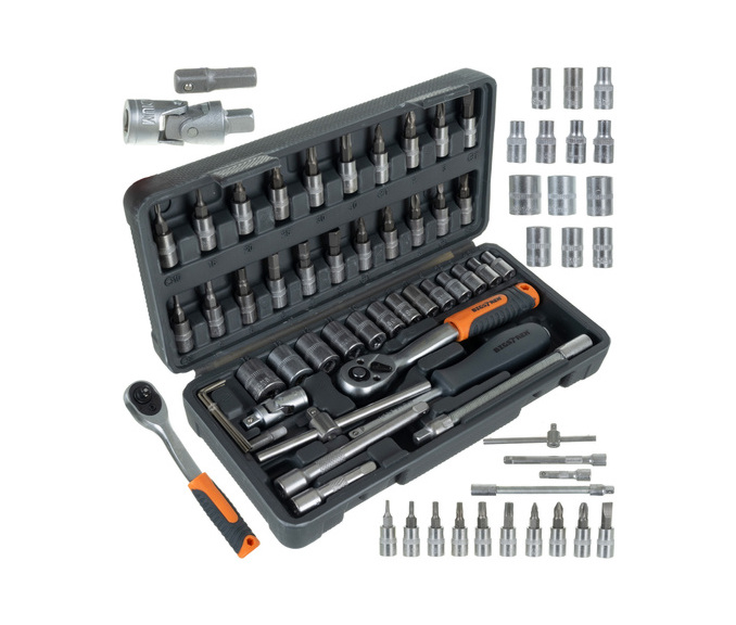 Komplet nasadnih ključev 1/4 Bigstreen 46-delni