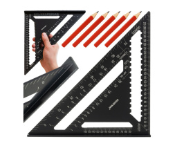 Aluminijast mizarski kotnik 30x30 cm Bigstren