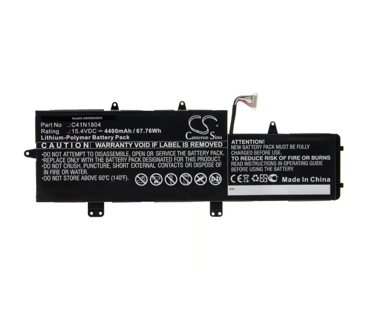 Baterija za Asus UX480F - C41N1804 15.4V 4400mAh