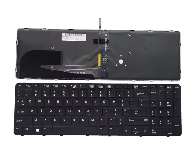 Tipkovnica za HP EliteBook 850 G3,850 G4,755 G3,755 G4 - črna, osvetljena