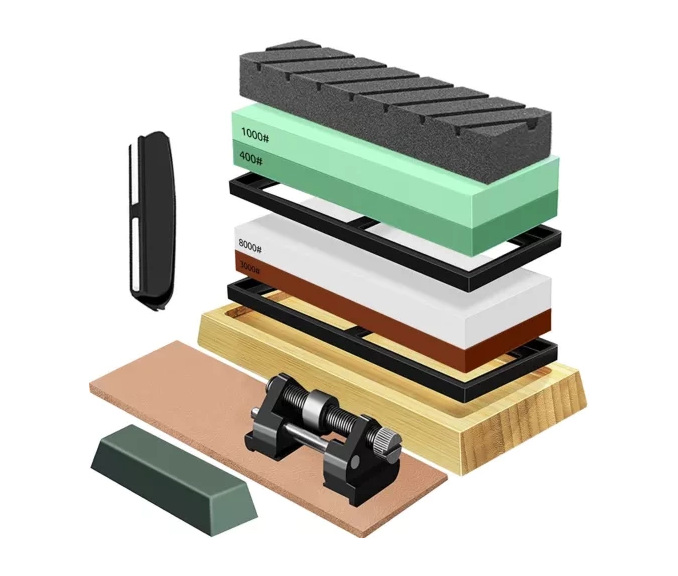 Komplet brusilnih kamnov za nože