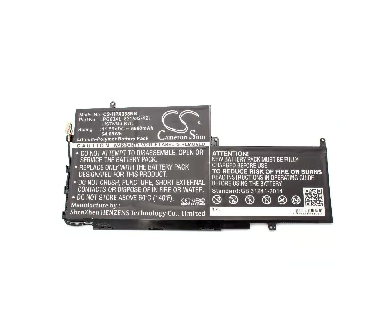 Baterija za HP Gaming Pavilion 15-DK ter Spectre X360 15-AP – 5600mAh