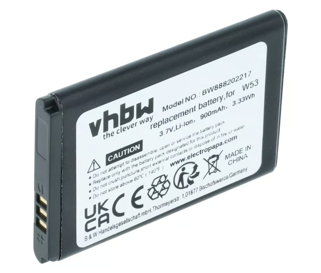 Baterija za telefon Yealink W53 – 3,7V 900mAh