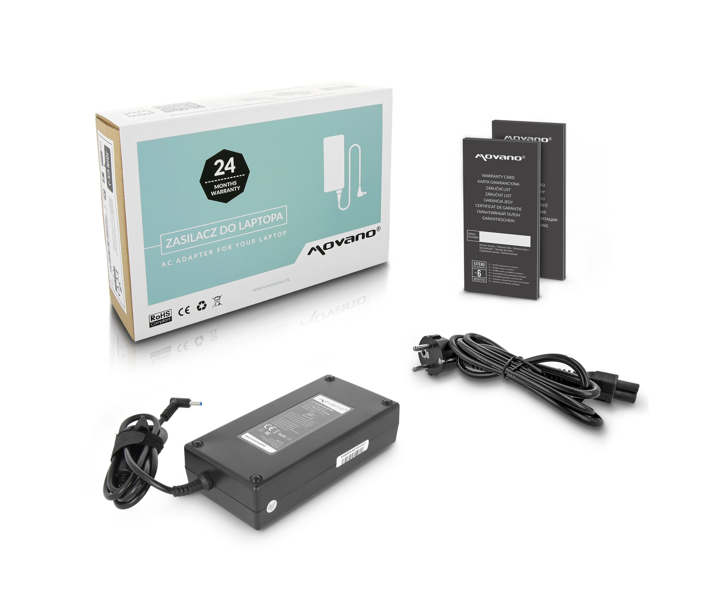 Movano napajalnik za HP 200W 19,5V 10,3A (4,5 x 3,0 pin)