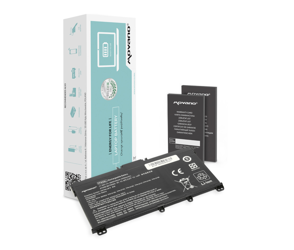 Baterija za HP 14-BP, Pavilion 14 15 - 3400mAh