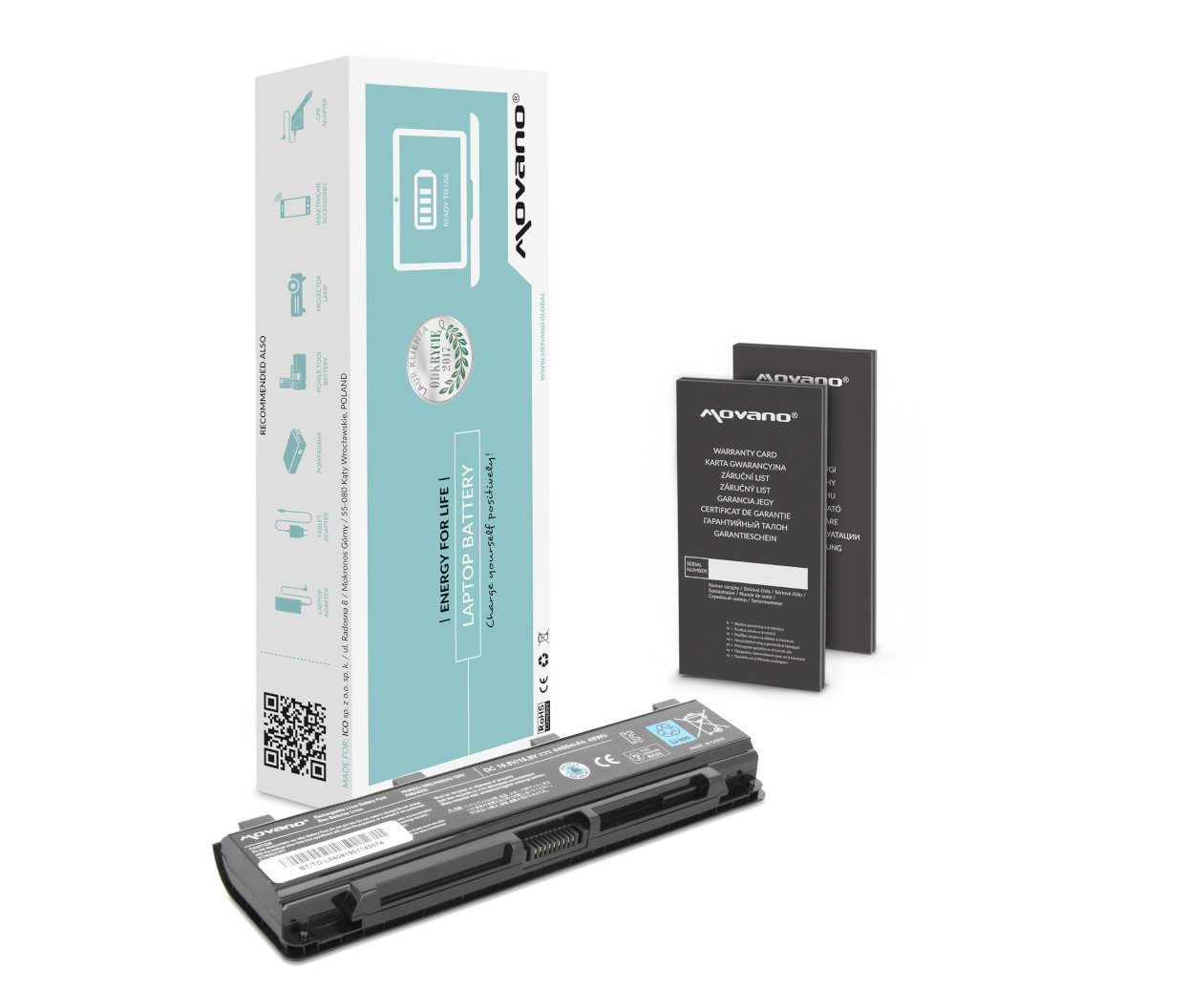 Baterija za Toshiba C850, L800, S855,.. - 4400mAh