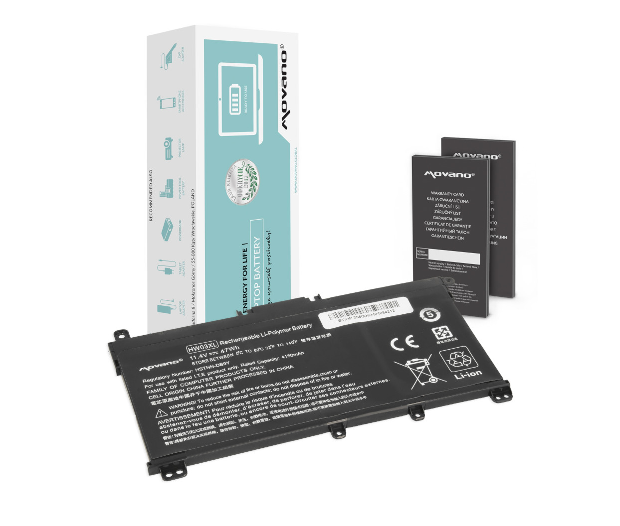 Baterija za HP 250 255 G9, 15-EH - 4100mAh