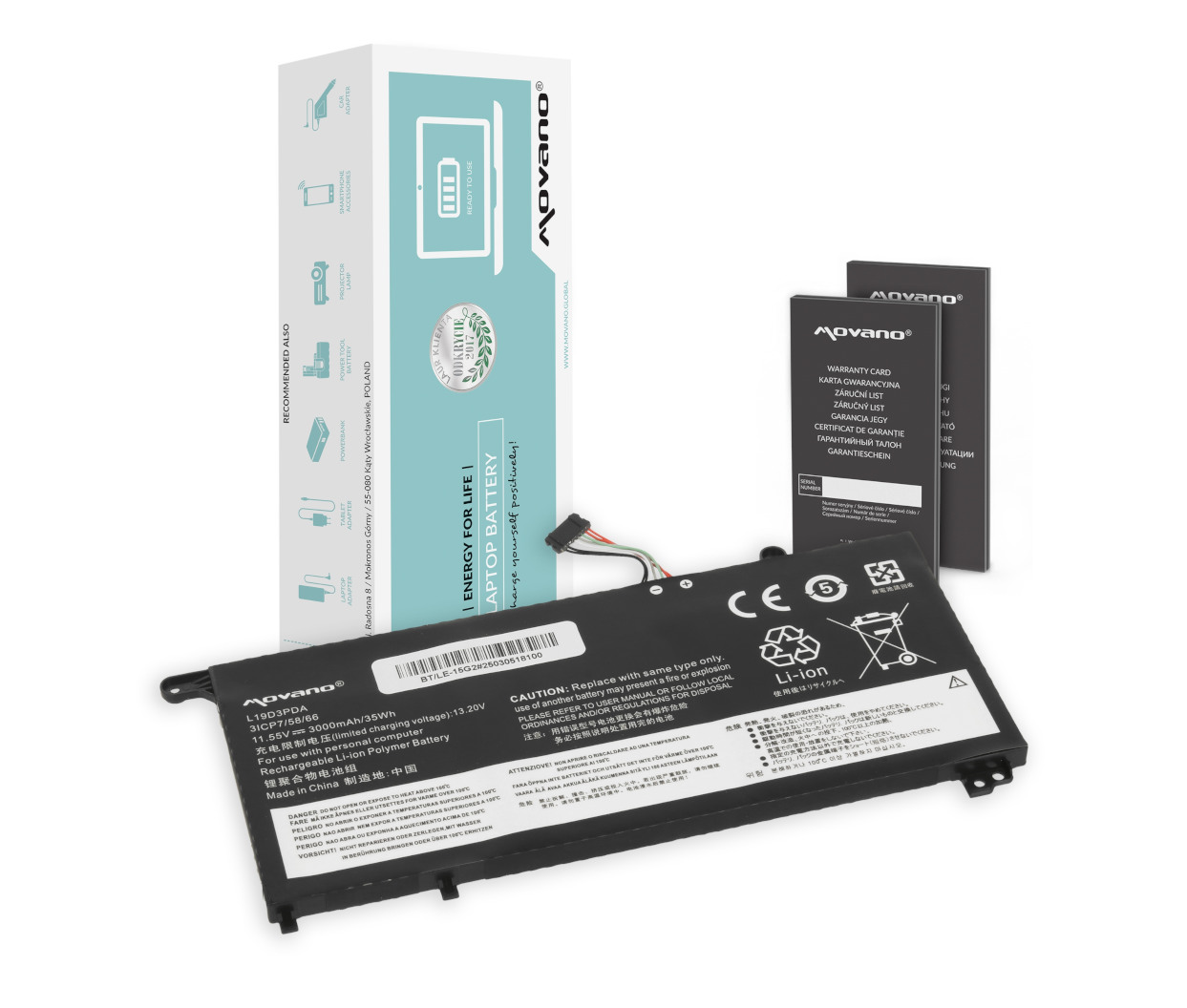Baterija za Lenovo ThinkBook 14 G2 G3 G4, 15 G2 G3 G4 - 3000mAh