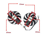 Komplet ventilatorjev za grafično kartico Asus GF RTX 2060