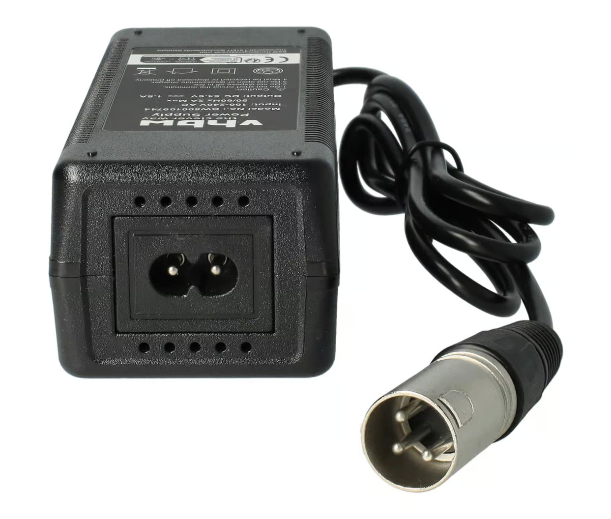 Polnilec za e-kolo NCM Essen od 2015, London od 2014, Paris od 2014 - 48V baterija, 54,6V, 1,8A, 3 pin XLR