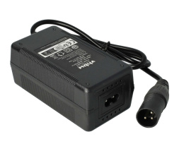 Polnilec za električno kolo Prophete, Kreidler, Curtis z 36V baterijo - 42V, 1,35A, 3 pin XLR