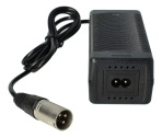 Polnilec za električno kolo Prophete, Kreidler, Zündapp, Curtis z 36V baterijo - 42V, 2.2A, 3 pin XLR