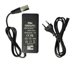 Polnilec za električno kolo Prophete, Kreidler, Zündapp, Curtis z 36V baterijo - 42V, 2.2A, 3 pin XLR