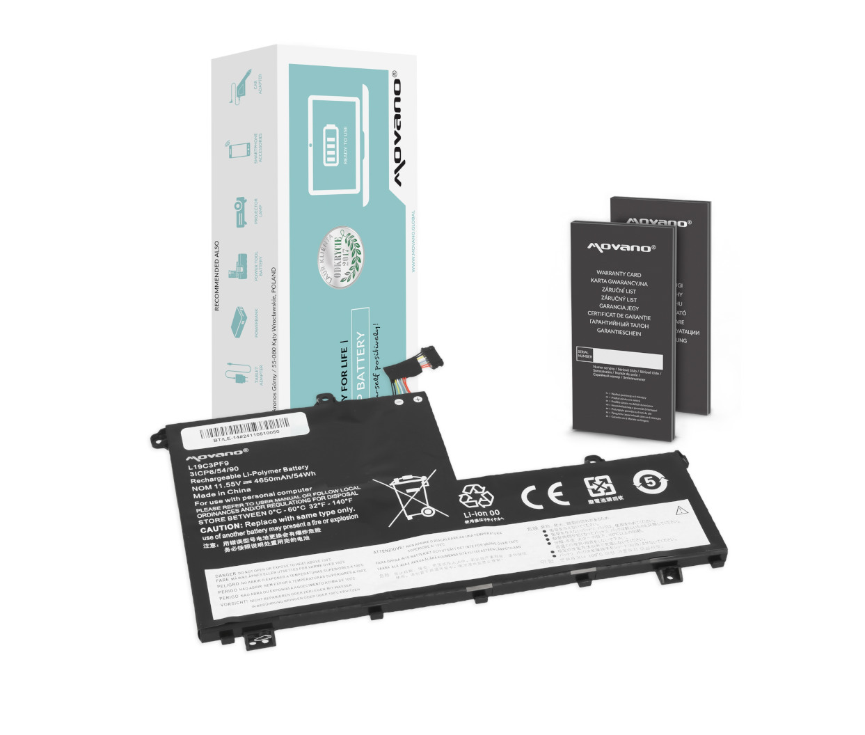 Baterija za Lenovo ThinkBook 15-IML (20RW) - 4650mAh