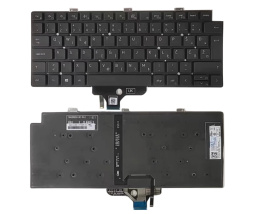 Slovenska tipkovnica za Dell Latitude 5320 5340 P182G, 7320 7330 P133G P134G - temno siva, osvetljena
