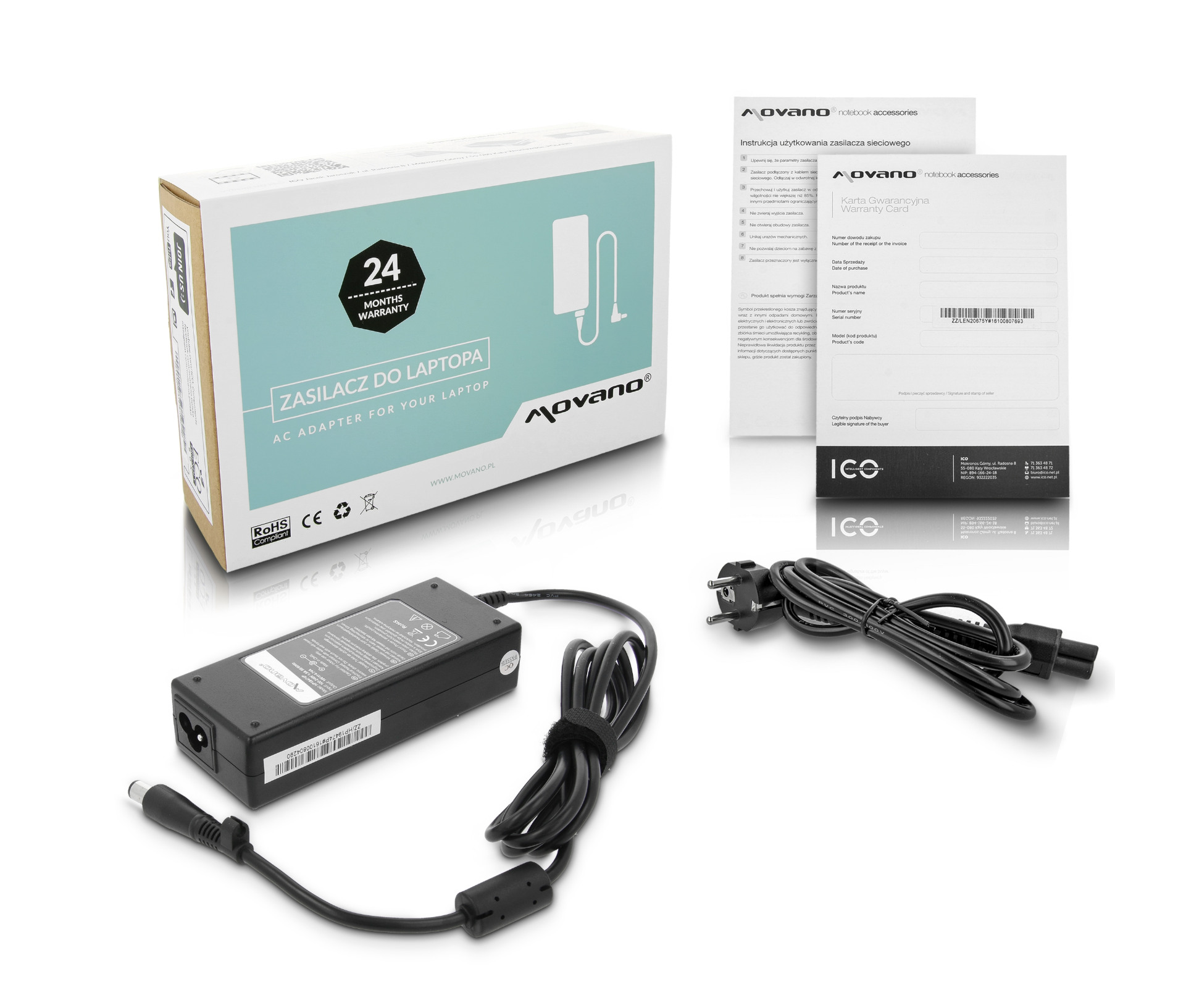 Napajalnik za HP 90W 19V 4,74A 7,4 x 5,0mm