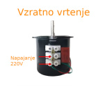 Sinhronski elektromotor 60KTYZ AC 220V 14W – 15 obratov na min