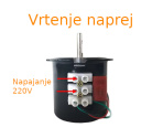 Sinhronski elektromotor 60KTYZ AC 220V 14W – 15 obratov na min