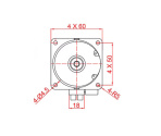 Sinhronski elektromotor 60KTYZ AC 220V 14W – 15 obratov na min