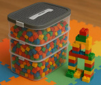 Škatla za kocke – 3 nivoji Kruzzel