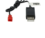 USB polnilec z RC baterije z JST priključkom - 60cm 7,2V 250mA