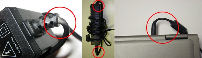 Napačna uporaba napajalnika