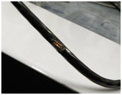 Poškodovan napajalni kabel